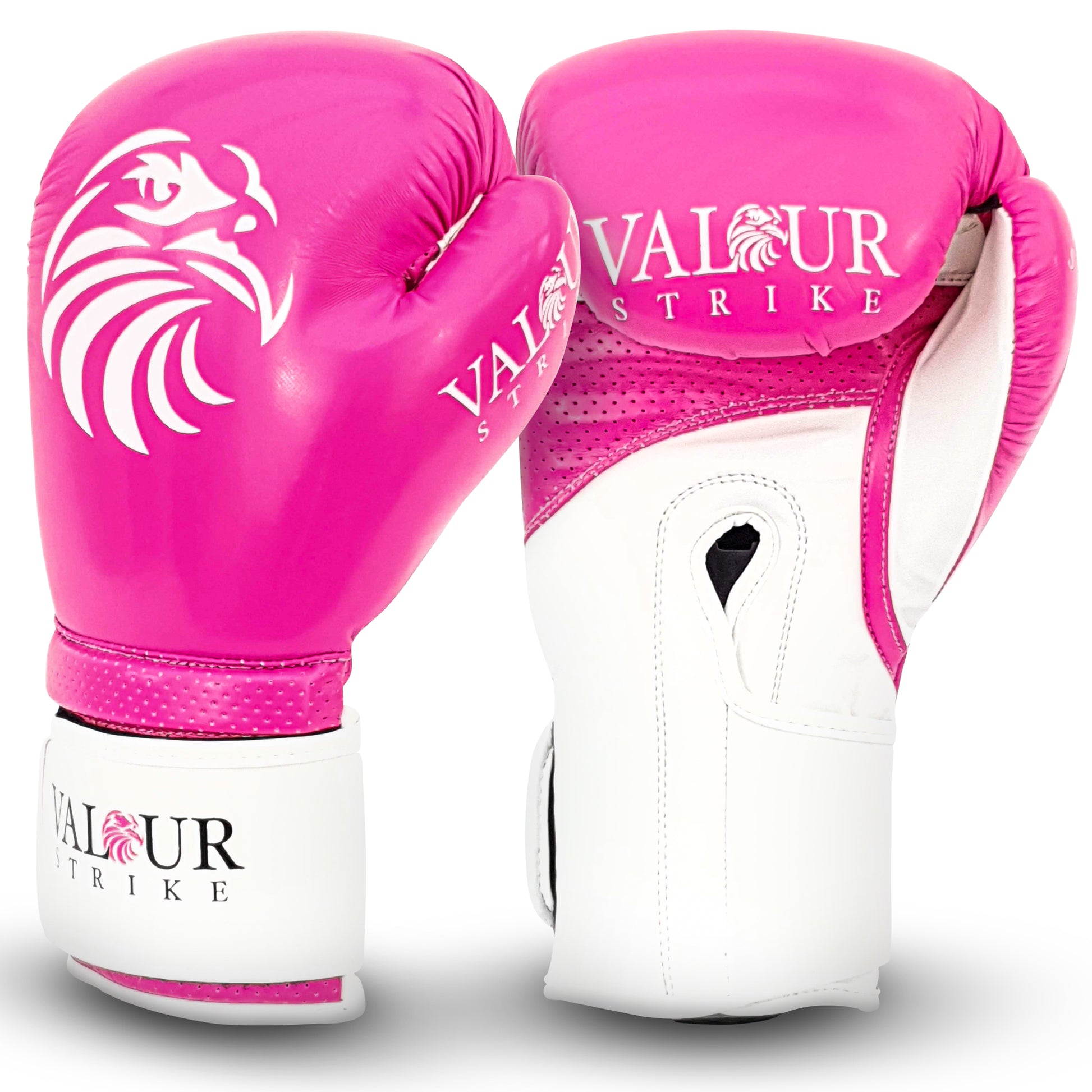 Pink boxing gloves