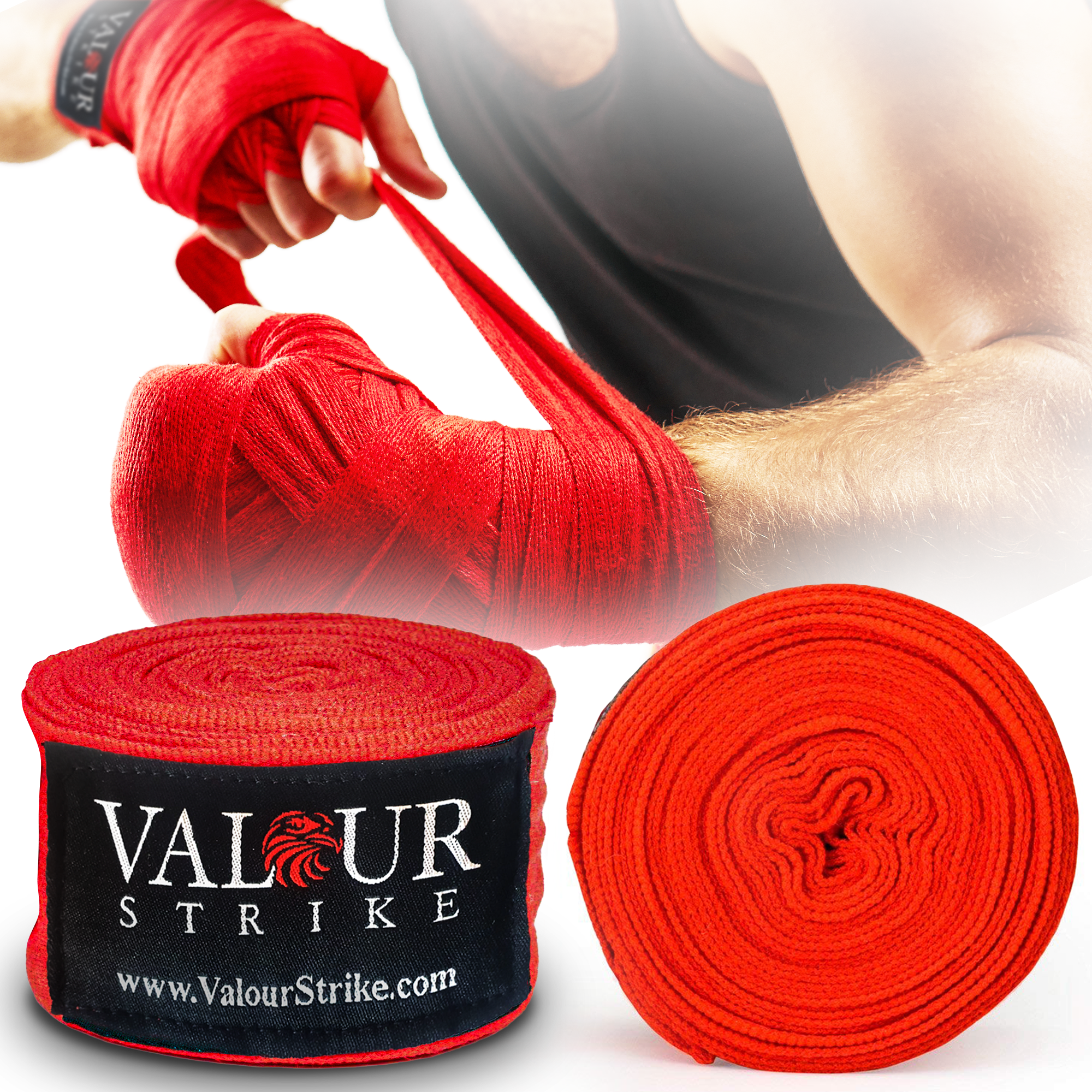 Boxing Hand Wraps - Premium Boxing Straps  Valour Strike® –