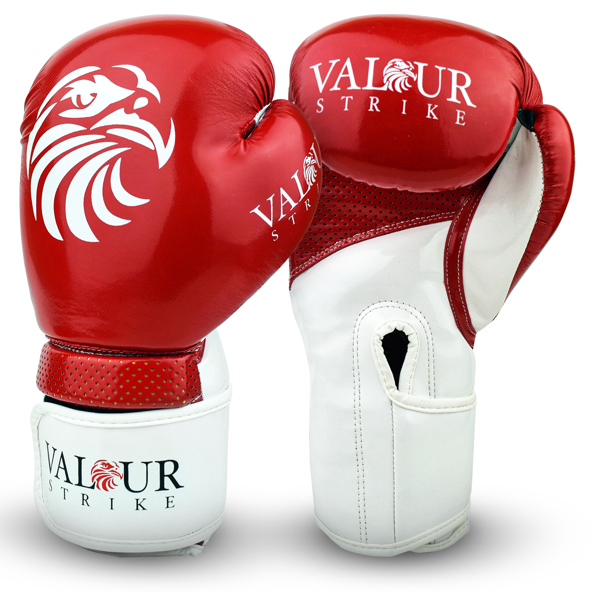 Valour Strike Red Boxing Gloves - Free UK Delivery